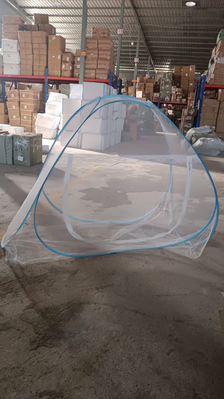 Premium Polyester Foldable Mosquito Net Tent (100 Cm Long / 1 Pc) Premium Polyester Foldable Mosquito Net Tent (100 Cm Long / 1 Pc)